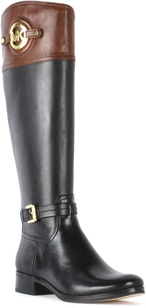 michael kors damenstiefel schwarz braun